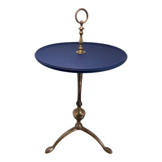 1910s Blue Martini Side Table For Sale