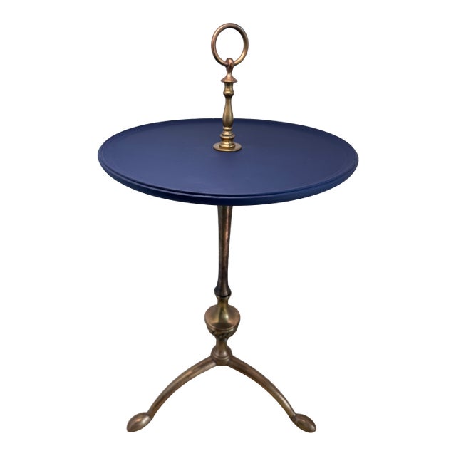 1910s Blue Martini Side Table For Sale