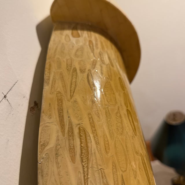 Glass 1970s Tessellated Bone Monumental Mirror After Karl Springer For Sale - Image 7 of 10