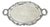 Vintage Sheffield Victorian Silver Plated Oval Platter Tray 25th Anniversary For Sale