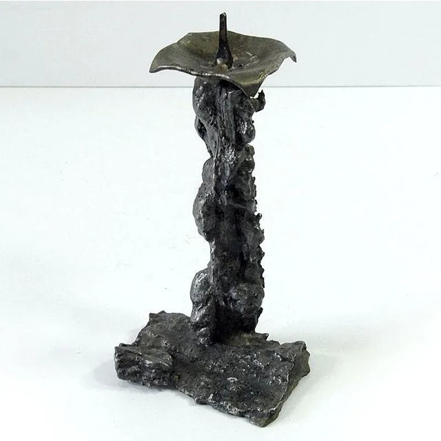 Brutalist Table Candleholder, 1970s For Sale - Image 6 of 7