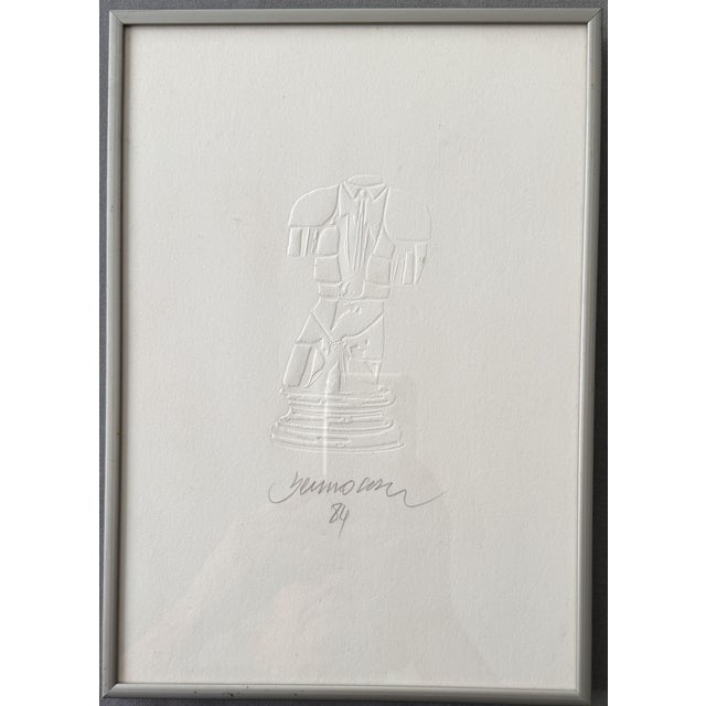 Miguel Ortiz Berrocal, Torso, 1984, Etching, Framed For Sale - Image 9 of 9