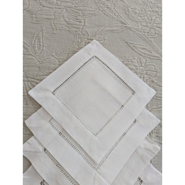 Late 20th Century Linen Cocktail/Drink Coasters - Set of 12 For Sale - Image 4 of 6