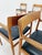 Brown Danish Dining Chairs in Teak with Leather Seats by Johannes Nogaard, 1960s, Set of 6 For Sale - Image 8 of 11