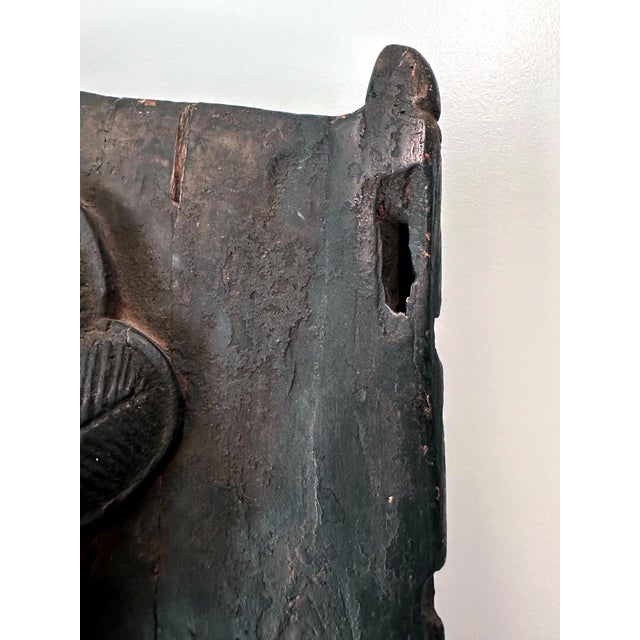Gabon Punu Granary Door Panel on Custom Stand with Provenance For Sale - Image 10 of 18