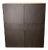 Wooden Storage Cabinet with Glass Top For Sale