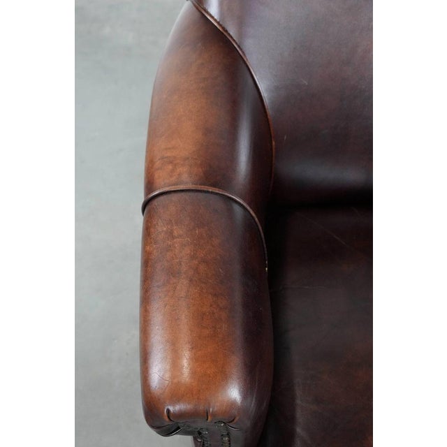 Animal Skin Club Chair in Cowhide For Sale - Image 7 of 16