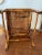 Vintage 1970’s Large Scorched Bamboo Plant Stand or Riser For Sale - Image 4 of 7