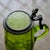 Victorian Antique German Green Enameled Glass Syrup Pitcher – “Zur Erinnerung” to Remember, Victorian Era For Sale - Image 3 of 8