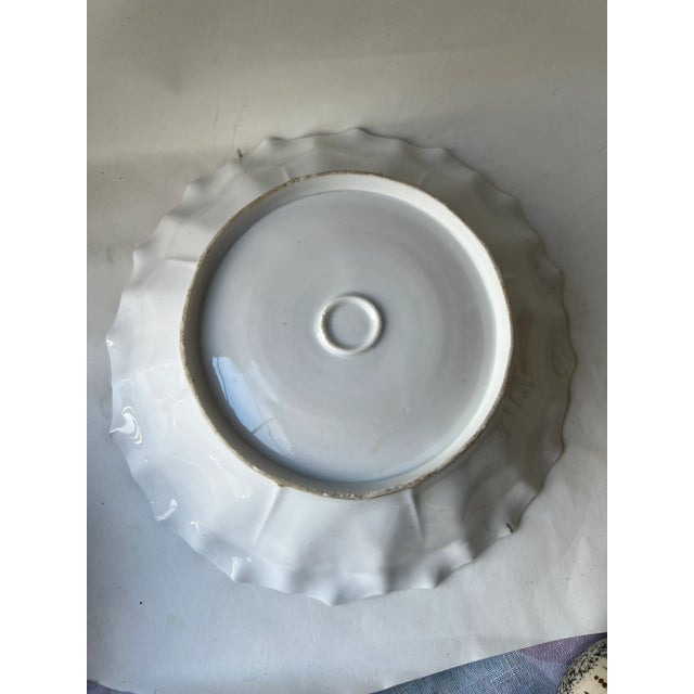 Vintage Germany serving bowl Gold Floral Germany Hand Painted Transfer There is a little chip on the edge , Some signs of...