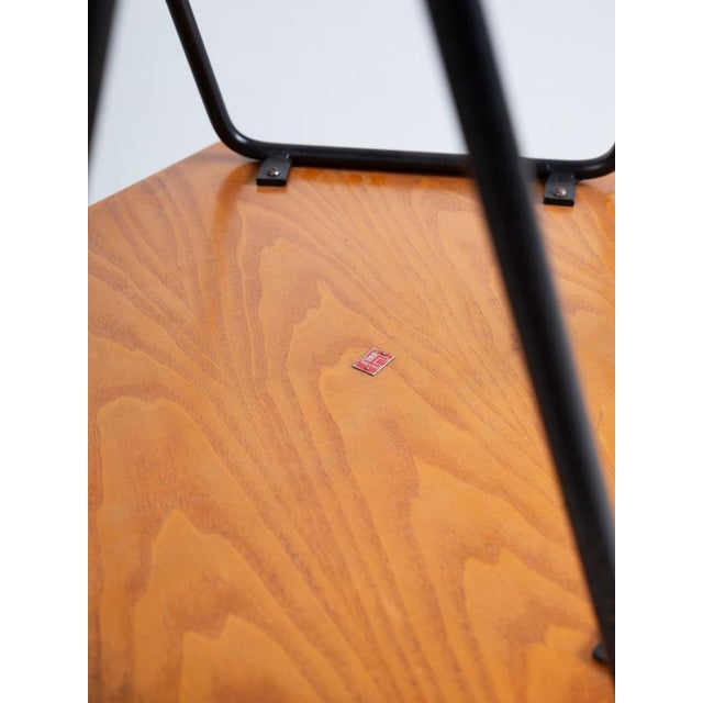 1950s Hexagonal Coffee Tables in Wood and Metal by Gio Ponti from ISA, 1950s, Set of 3 For Sale - Image 5 of 13