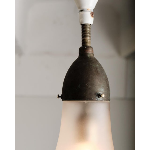 Peter Behrens Luzette Hanging Lamp by Peter Behrens for Siemens, 1920s For Sale - Image 4 of 11