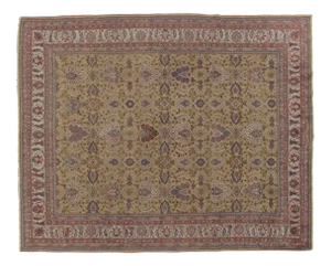 Early 20th Century Antique Persian Sultanabad Rug-7'8x9'9