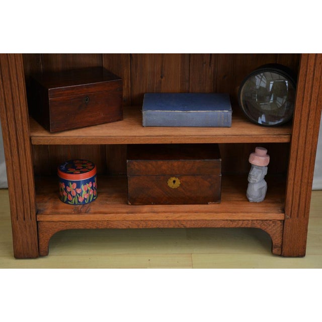 Arts and Crafts Oak Open Bookcase, 1900 For Sale - Image 10 of 16