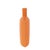 Ceramic Orange Valencia Askewed Tall Bottle Vase For Sale - Image 7 of 11