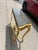 Gold 1960s Gold Leaf Console Table With Marble Top For Sale - Image 8 of 11