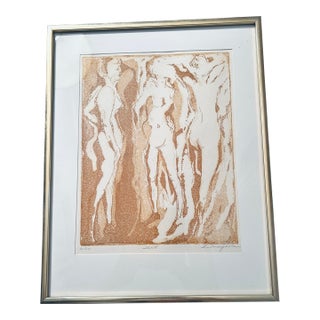 Lucille Dragovan Signed Numbered. 6/20 Lithograph Jane For Sale