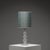 Glass Large Glass Table Lamp by Hsin-Lun Ling for Holmegaard, 1980s For Sale - Image 7 of 7