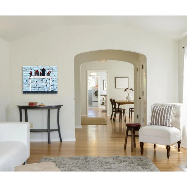 Our Town - Contemporary Abstract Acrylic Painting by Rebecca Klundt For Sale In Los Angeles - Image 6 of 8