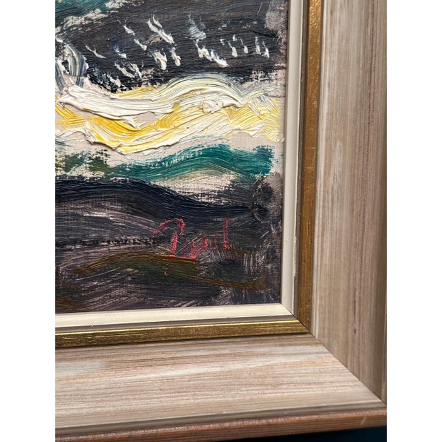 Paul Sahlin, Forsande vatten, 1950s, Oil Painting on Panel, Framed For Sale - Image 10 of 18