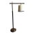 Late 20th Century Attributed to Baker Adjustable Brass & Leather Pharmacy Floor Lamp For Sale