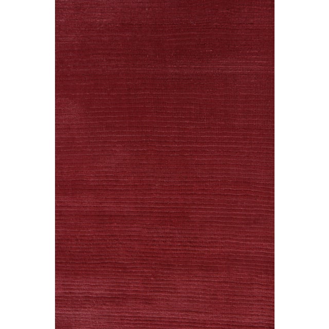 Textile Exquisite Rugs Ives Hand loom Viscose Red/Multi Rug-14'x18' For Sale - Image 7 of 10
