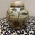 Vintage Hand-Painted Cloisonné Brass Ginger Jar With Floral Enamel For Sale - Image 4 of 7