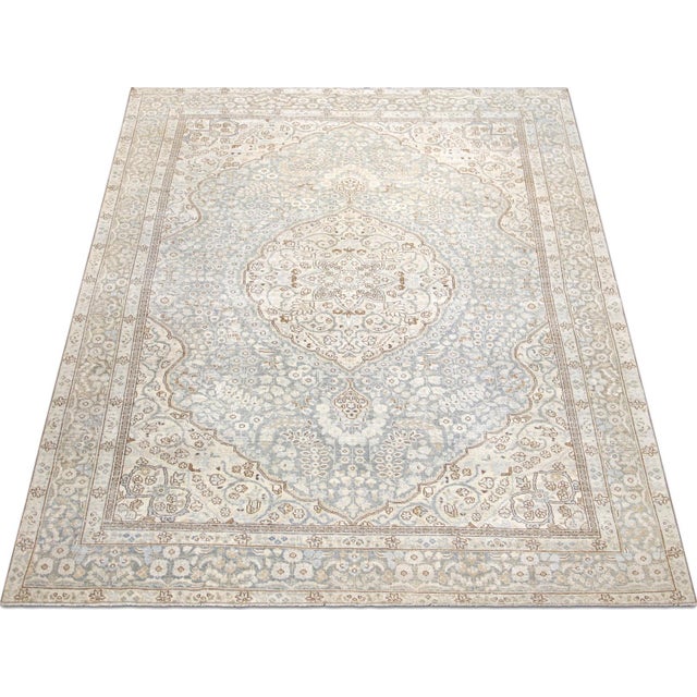 1940s Persian Tabriz Rug For Sale In Los Angeles - Image 6 of 6