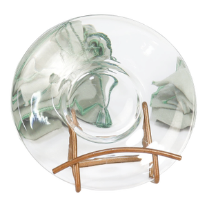Set of 12 Steuben Glass 7-Inch Plates No. 7644 With Original Box