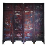 Antique Chinese Coromandel Screen For Sale