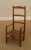 Antique American Shaker High Back Ladder Back Child's Chair with Rattan Woven