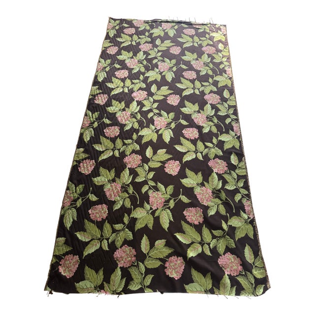 Vintage Hydrangea Trail Brown Performance Fabric by Summer Classics For Sale