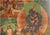 19th Century Tibetan Green Tara Thangka Painting on Cotton, Framed For Sale In Denver - Image 6 of 10