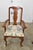 Set of 8 Harden Solid Cherry Queen Anne Dining Chairs W/Floral Upholstery For Sale - Image 9 of 16
