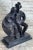 Family Group Bronze Sculpture Modern Art Abstract Marble Figure Art Dali For Sale - Image 4 of 10