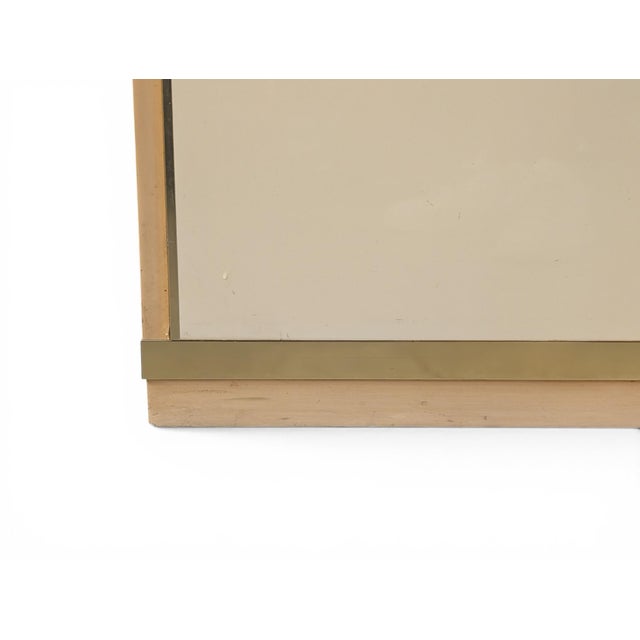 Beige Vintage Beige and Gold Lacquered Wooden Sideboard, 1970s For Sale - Image 8 of 11