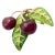 Green Vintage Tiffany & Co. France Diamond Plique a Jour Glass Cherries Gold Brooch For Sale - Image 8 of 11