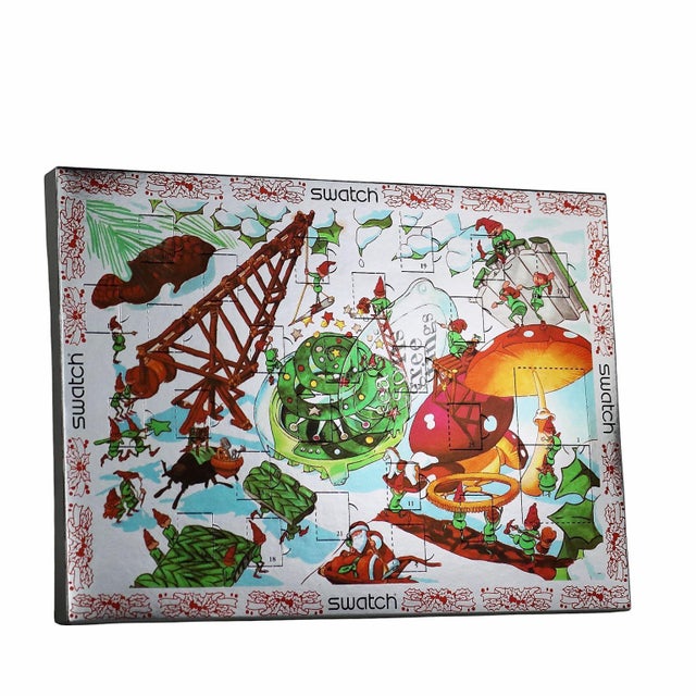 Christmas Greetings Special Edition Advent Calendar from Swatch For Sale - Image 16 of 17