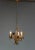 Gold Italian Gilded Chandelier with Floral Decor in the Style of Coco Chanel, 1970s For Sale - Image 8 of 10