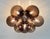 Not Yet Made - Made To Order 21st Century Blossom Satin Nickel Smoky Globe Flush Mount by Fabio LTD For Sale - Image 5 of 7