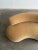 Textile Kidney Sofa in Butter Cotton Velvet For Sale - Image 7 of 12