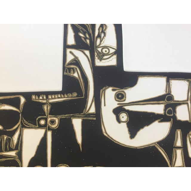 Oswaldo Guayasamin, Milay 2 Variante, 1973, Engraving For Sale - Image 3 of 4