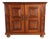 Antique Baroque Facade Half Cabinet in Walnut, 1700 For Sale