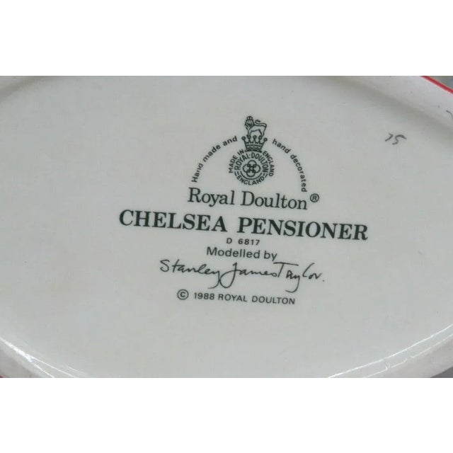 Royal Doulton Royal Doulton Chelsea Pensioner D6817 English Porcelain Character Mug For Sale - Image 4 of 11
