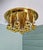 1970s Large Space Age Circular Brass Ceiling Light, 1970s For Sale - Image 5 of 12
