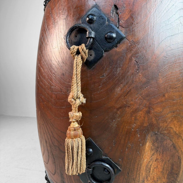 Decorative Japanese Nagadō Taiko Matsuri Drum, 1950s For Sale - Image 13 of 18