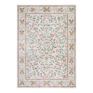 Lavable Machine Woven Rug Cream 3x8 For Sale