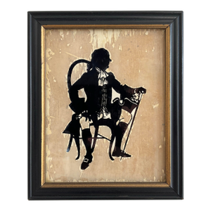 Mid 20th Century Governor Winthrop Silhouette Picture
