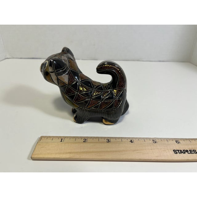 Original De Rosa Rinaconda Signed Uruguay Ceramic Cat Figurine For Sale In Los Angeles - Image 6 of 7