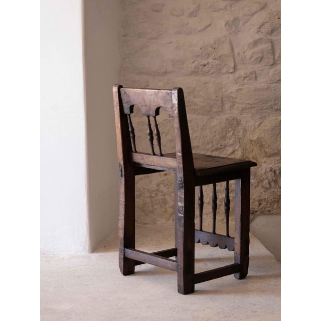 A wonderful occasional chair recovered in Spain and dating back to the 18th century. Completely hand-carved with...
